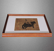 达州市书画装裱配框服务案例